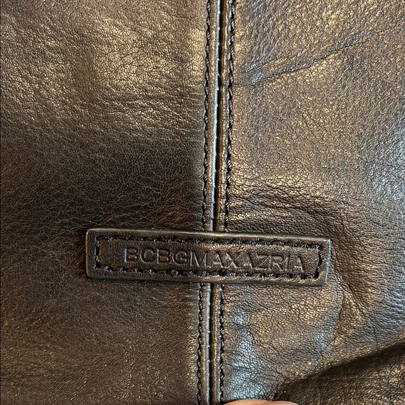 Black Leather Clutch, BCBG